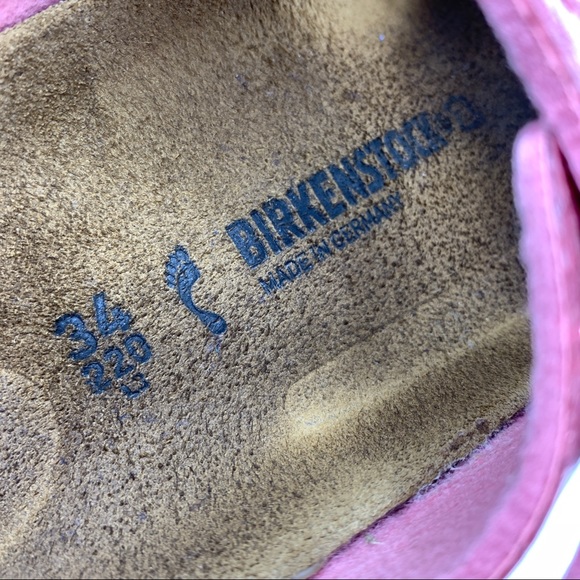 Birkenstock Girls Pink Glitter Two Buckle Strap Sandals 34 - Picture 7 of 13